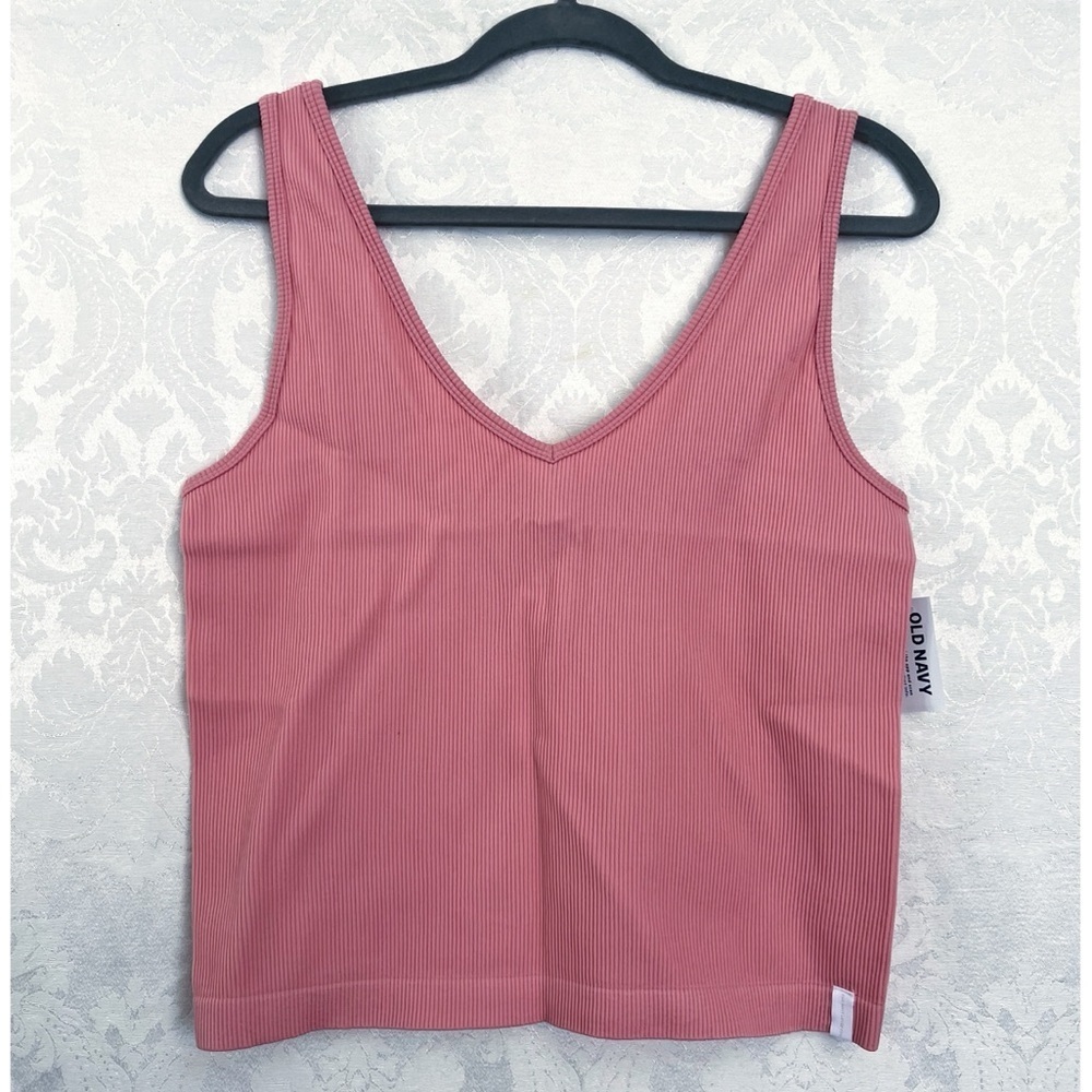 Old Navy NWT Ribbed Seamless Cropped Fitted Tank Top Plus Size 4X Loungewear New